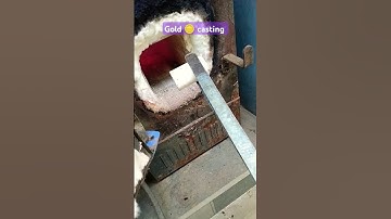 Thumbnail of gold 🪙 casting  gold teeth 🦷 #dentaltechnician #shortvideo #yoytube #ytstudio #dentaldoctor #dental