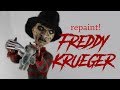 Halloween Special  Freddy Krueger Custom OOAK doll Apoxie Sculpt