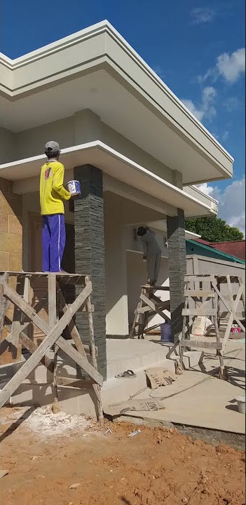 Finishing rumah  tampak depan #viralshorts