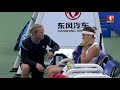 Что говорит Турсунов Арине Соболенко во время перерыва в теннисном мачте!