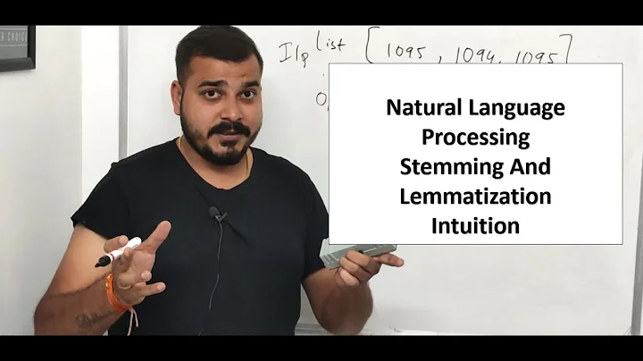Natural Language Processing| Stemming And Lemmatization Intuition