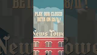 Play our newspaper tycoon beta on November 28! Register now! #beta #tycoon
Register to our Closed Beta on Steam: bit.ly/NewsTower
***
In News Tower, you run your 1930s NYC newspaper empire - that means managing your reporters but also the full production line of your newspaper. Play our newspaper tycoon beta on November 28! Register now! #beta #tycoon