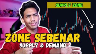 Belajar Forex Siri 10 | Cara Marking Zone Supply & Demand Yang Betul ! WAJIB !