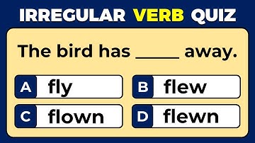 Irregular Verb Quiz: CAN YOU SCORE 25/25? #challenge 8