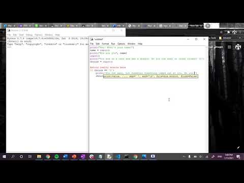 Fun, Easy-Peasey Interactive Story made with Python:)