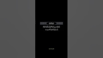 تلاوة من سورة البقرة • القارئ : راشد الحليبة . #شاشة_سوداء