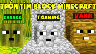 MINI GAME : TRÒ CHƠI TRỐN TÌM ** T GAMING VÀ NOOB TEAM CHƠI TRỐN TÌM BLOCK MINECRAFT