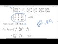 2-Matrix Algebra (Transpose, Symmetrically, Trace,Operation 2)