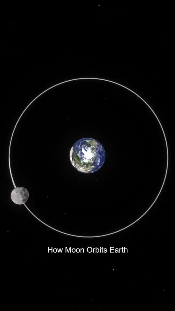 How the moon orbits the earth vs how the moon and the earth orbits the