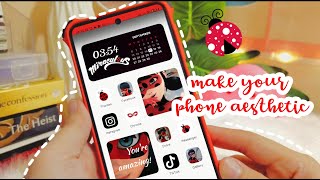 miraculous lady bug theme | tales of lady bug and cat noir | how to make your phone aesthetic 2021 screenshot 5
