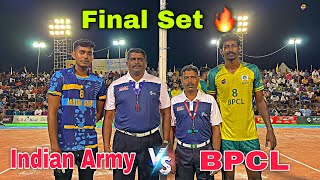Final Set 🔥 Winner??? BPCL Vs Indian Army | All India Championship Nadukani | Kerala