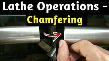 Chamfering Operation On Lathe Machine For Fitter Turner Machinist ITI Polytechnic & B.Tech