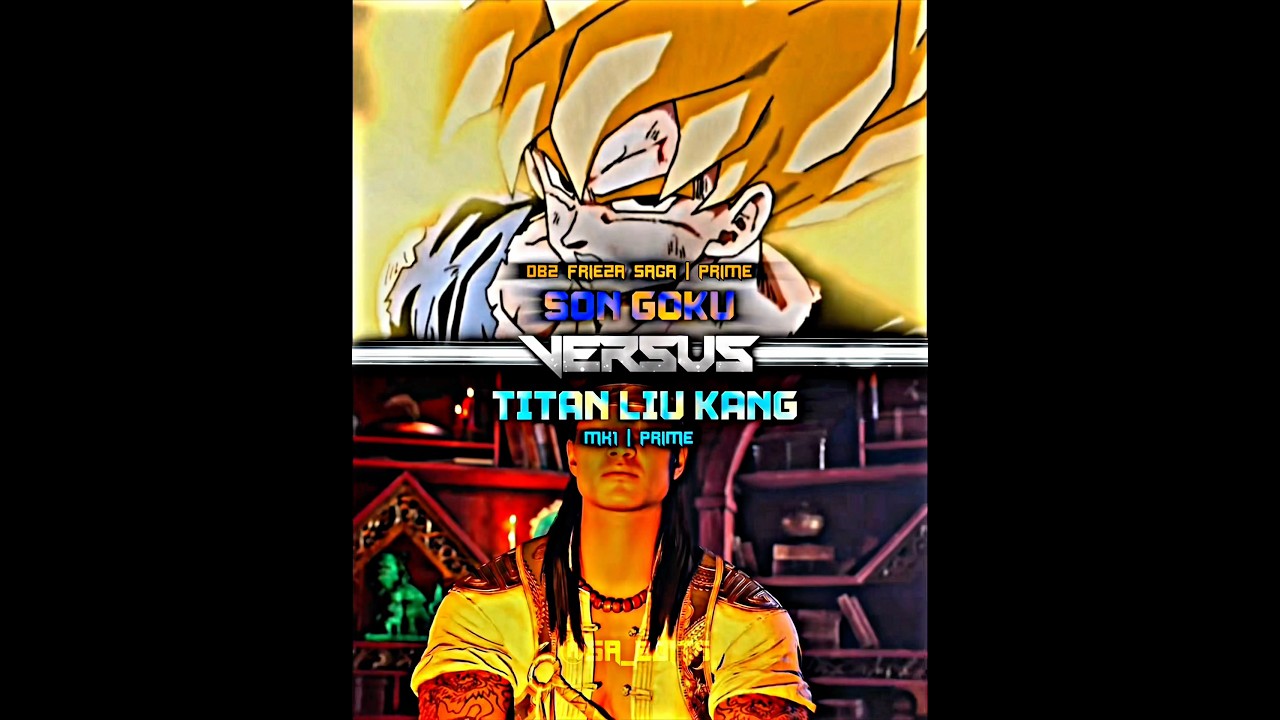 Son Goku vs Liu Kang 