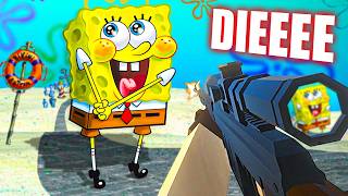 I had to survive 100 days in Bikini Bottom