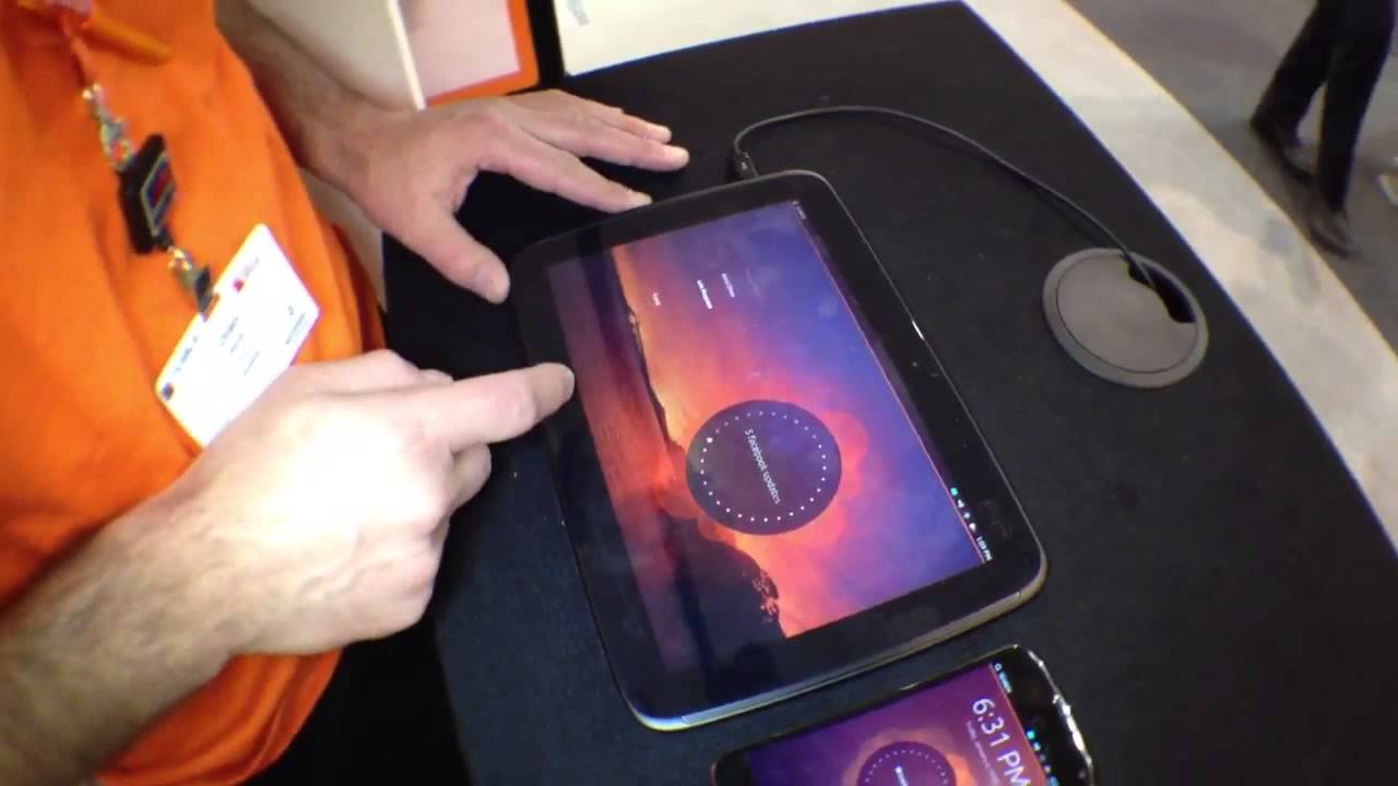 [MWC2013] ubuntu Tablet