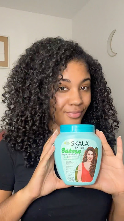 Curly hair definition using Skala #curlyhair #hairproducts