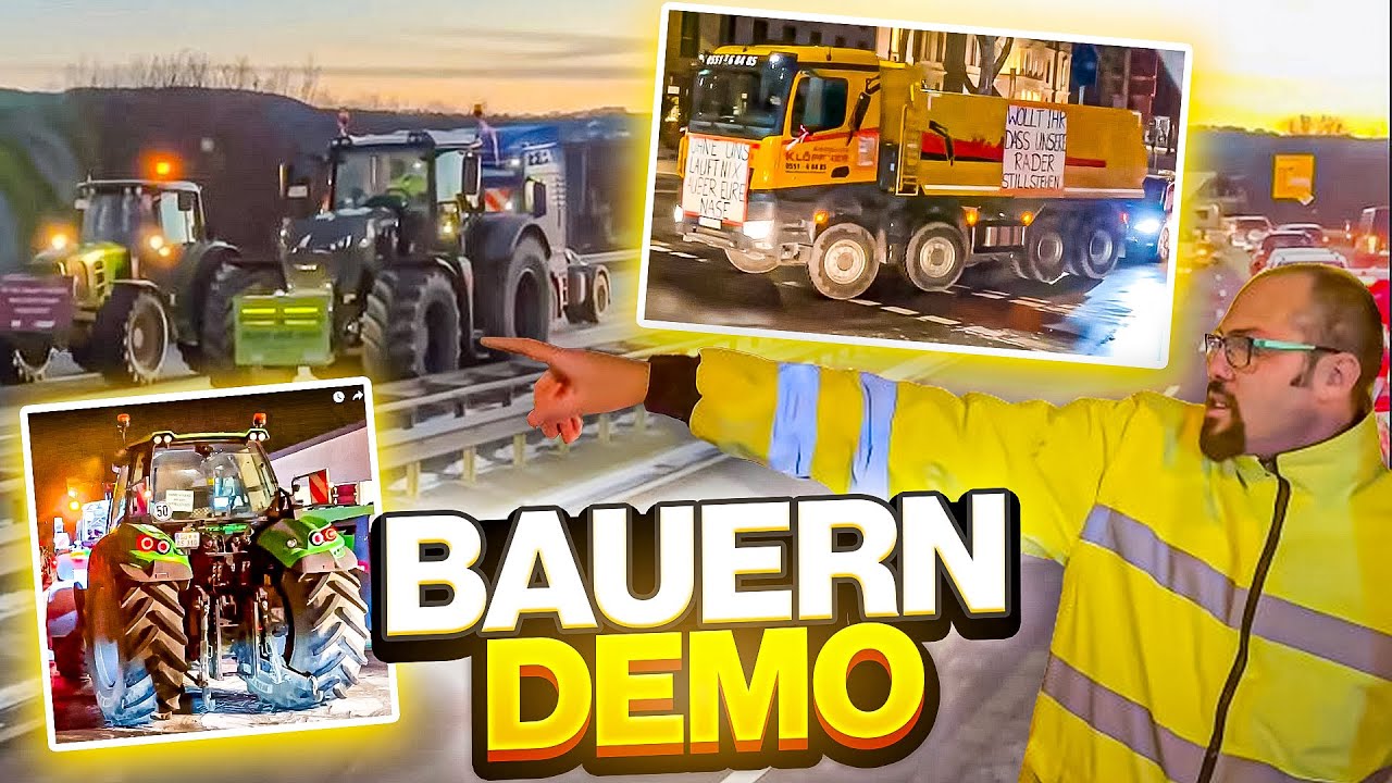 🚨 Bauernprotest Straßen werden blockiert 🚦 #bauerndemo #bauernproteste