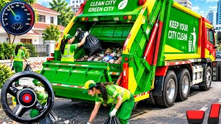 Indian Garbage Trash Truck Realistic Simulator 3D 2026; City Road Garbage Dumper - Android Gameplay screenshot 5
