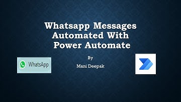 WhatsApp Messages Automated With Power Automate