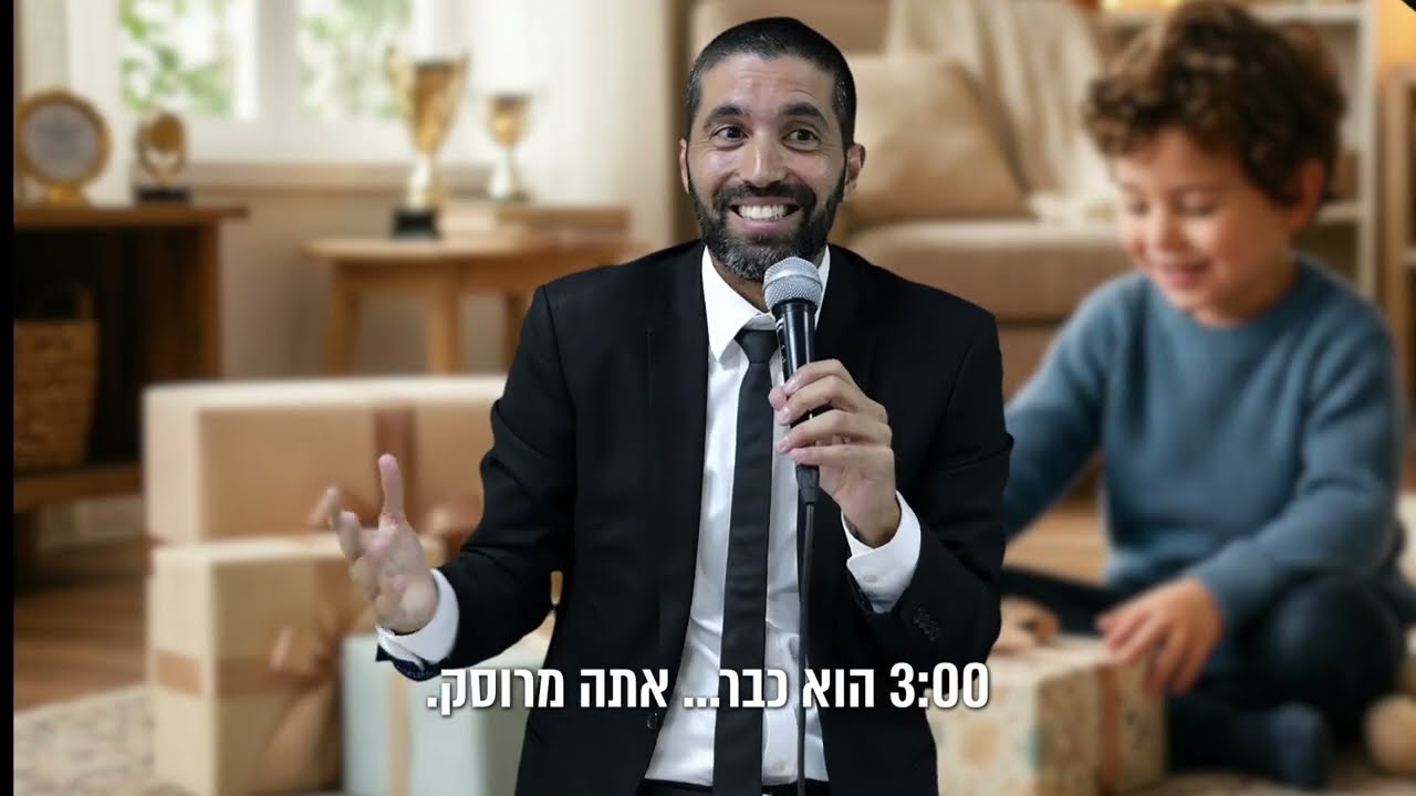 מה גרם לבן של הרב שניר להילחם כמו אריה באמצע הלילה? 💪 - עם כתוביות בעברית