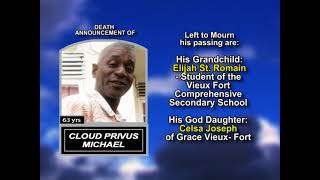 Cloud Privus Michael ~ Long Obituary
