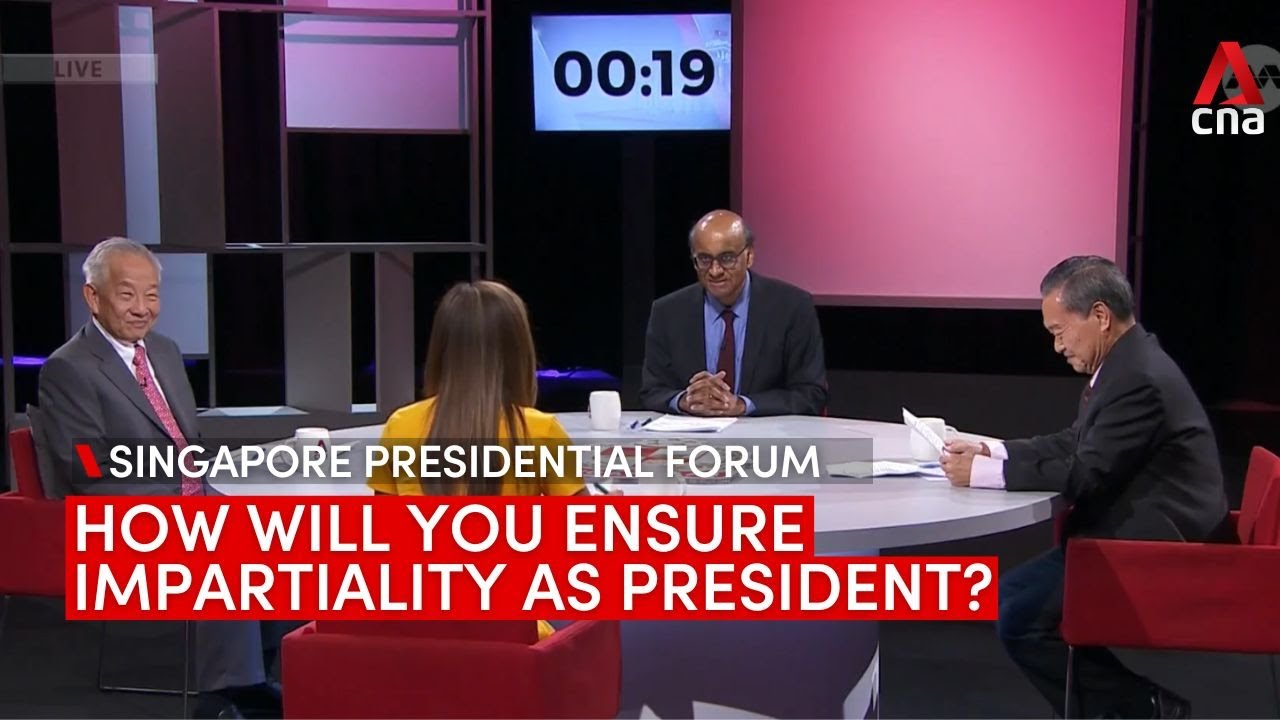 Singapore Presidential Forum: How will you exercise your powers without fear or favour?