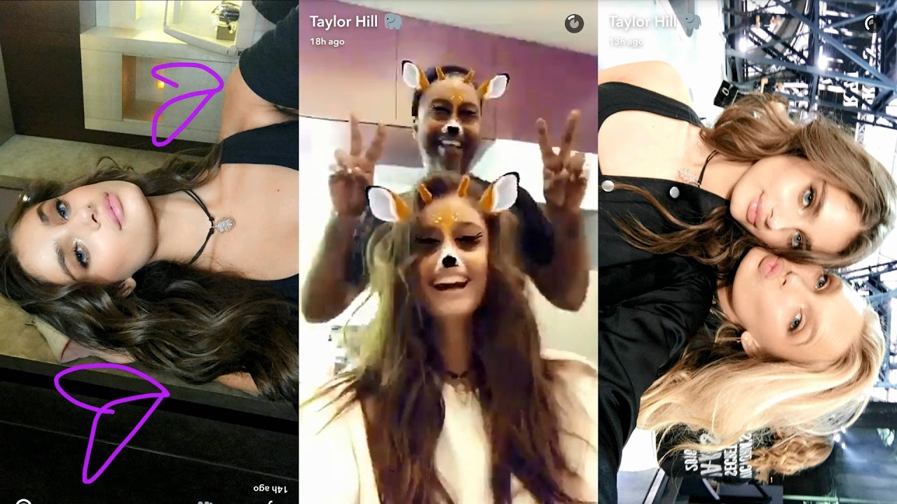 Victoria S Secret Angel Taylor Hill Snapchat Story November