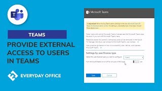 Microsoft teams can add users from outside the company if you know
what buttons to press. in this video tutorial, neil malek knack
training demonstrates...