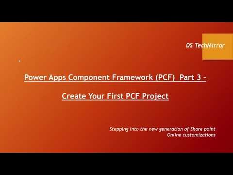 Power Apps Component Framework (PCF) Part 3 –Create Your First PCF ...