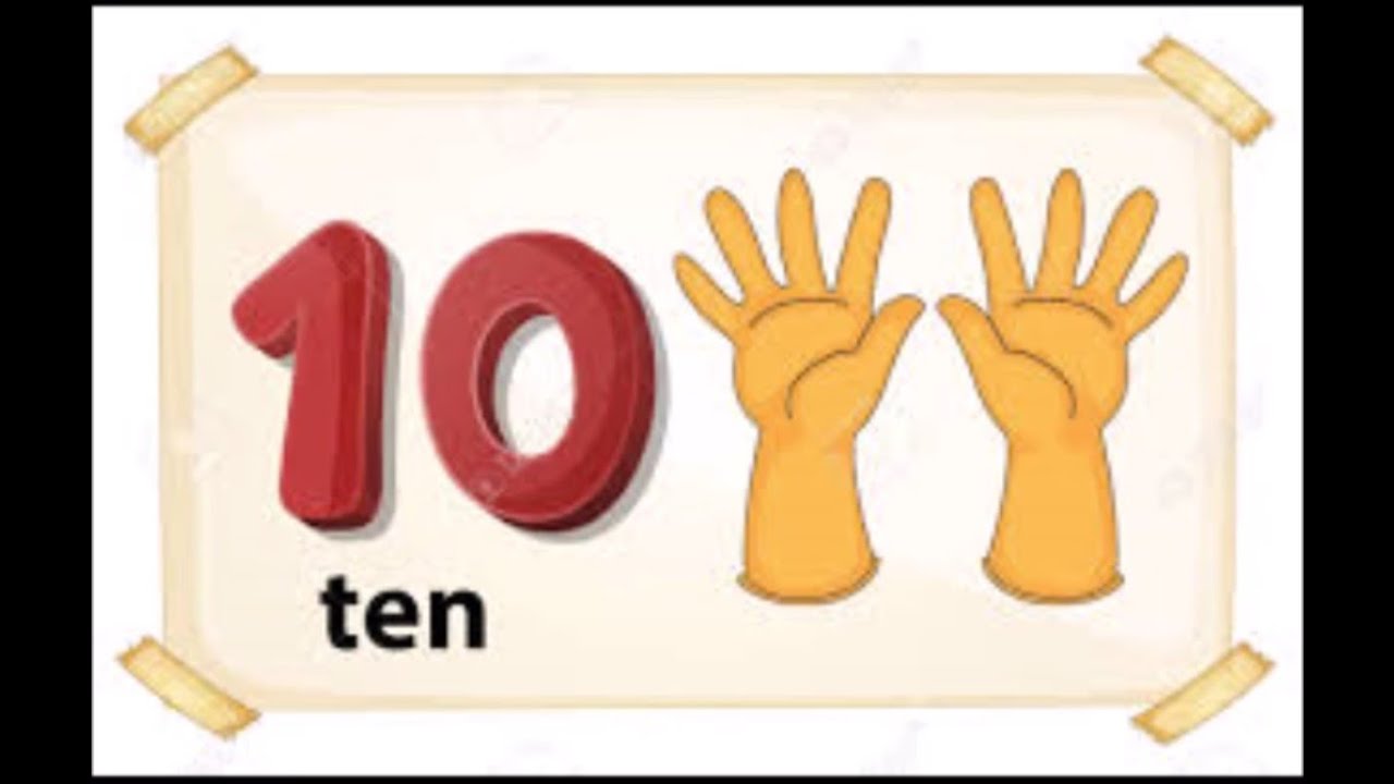 Числа 1-10. Числа на английском. Цветные цифры. Numbers flashcards 1-10. Ten.