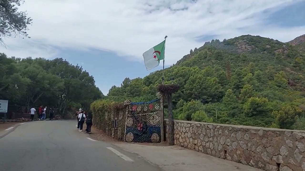الطريق الجبلي نحو كاب كاربون  ...#بجاية  ... ج 2  ❤️🇩🇿💚
