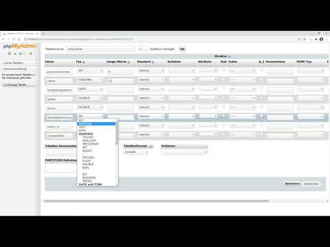 05 Datenbanken und Tabellen erstellen