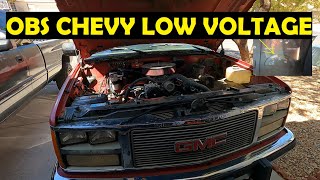 Fixing Low Voltage Problem on OBS Chevy Truck