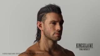 The hair of Nyx Ulric from Kingsglaive Final Fantasy XV