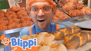 Blippi Visits a Bakery! | Learn Healthy Eating for Children | Educational Videos for Kids