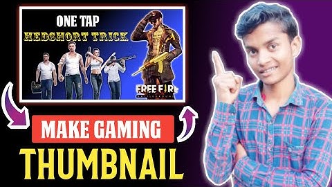 How to Make Gaming Thumbnail On YouTube | Gaming Thumbnail Kaise Banaye (2022)