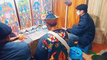 cai thàn tức là khai mạc đám tang của dân tộc Tày niêm sơn