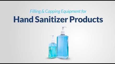 Filling & Capping Equipment for Hand Sanitizer — Bottle Dispenser