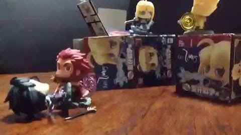 Fate Zero - Saber vs Archer/Gilgamesh [Stop Motion]