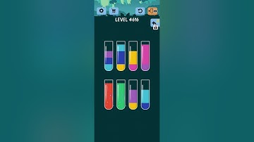 Water Color Sort Level 4616 4617 4618 4619 4620 WalkThrough Solution Gameplay