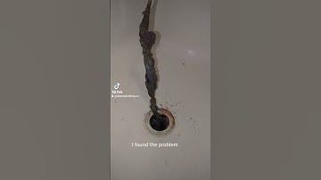 Clearing a clogged shower drain #shorts #plumbing #drain
