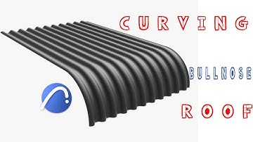 Curving bullnose roof in archicad