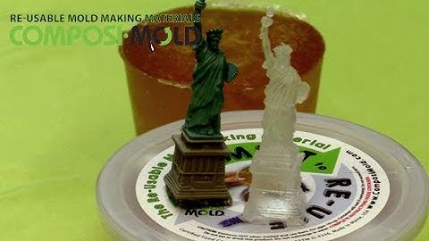 Resin Casting Tutorial. Clear Resin Casting Statue of Liberty Figurine