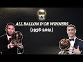 Benzema Win Ballon D'or 2022 ⁉️‼️| All Ballon D'or Winners (1956-2021)