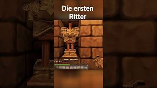 Die ersten Ritter werden platziert #minecraft #shorts #oneblock #skyblock