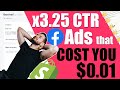 x3.25 CTR with Facebook Ads that Cost You $0 | User Generated Content CheatSheet