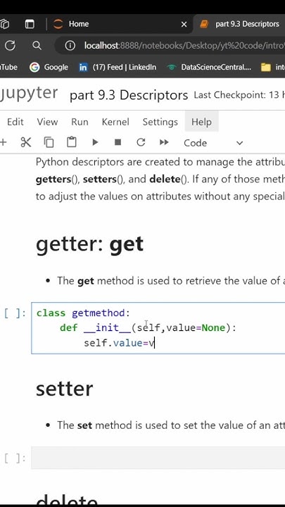 get method in python #getter #python #techcodio #shorts - YouTube
