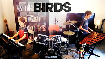 Imagine Dragons: Birds | Oskar & Nikolaj Zorec (Piano & Percussion)