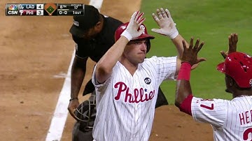 LAD@PHI: Francoeur drills two-run shot to cut deficit