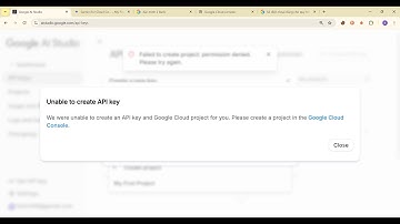 Cách Khắc Phục Lỗi Không Tạo API Key Google AI Studio Nhanh Nhất